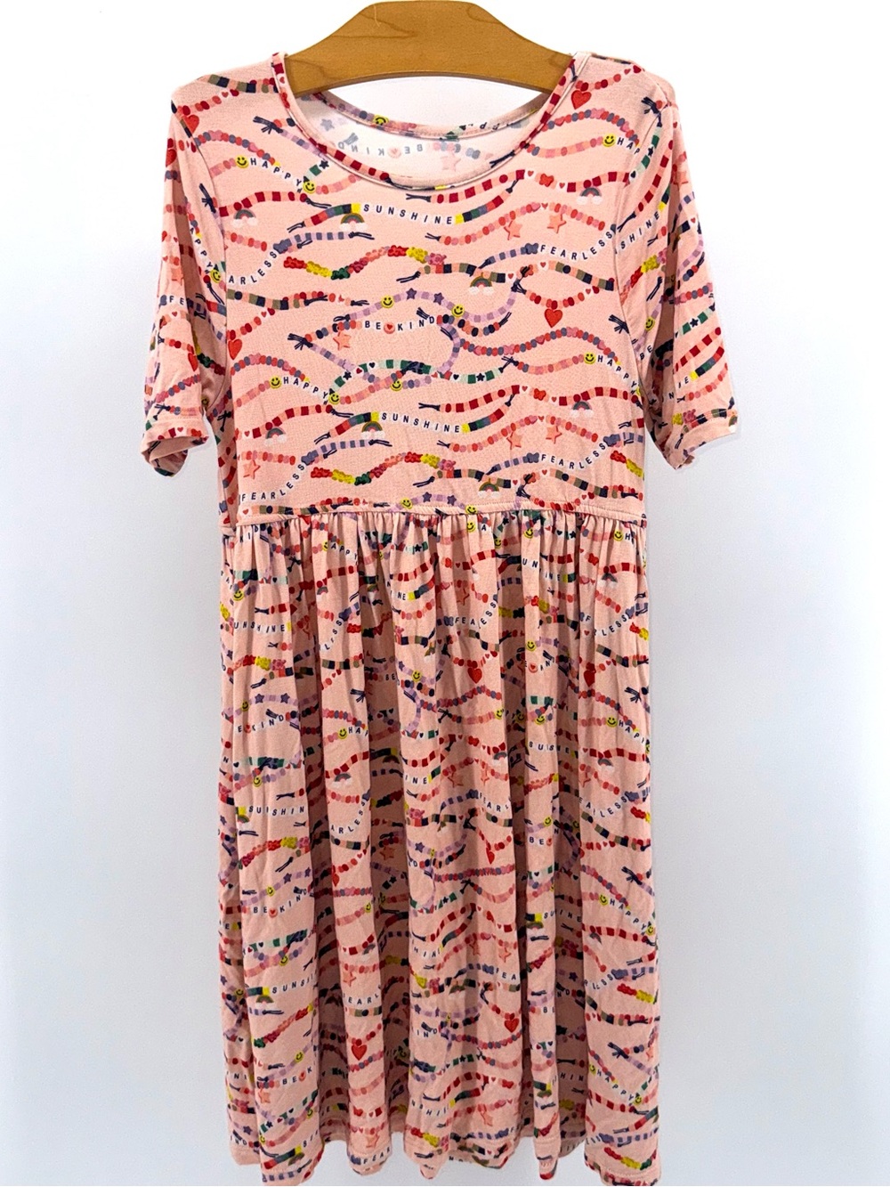 Pink Chicken Girls Friendship Bracelet Bamboo Dress